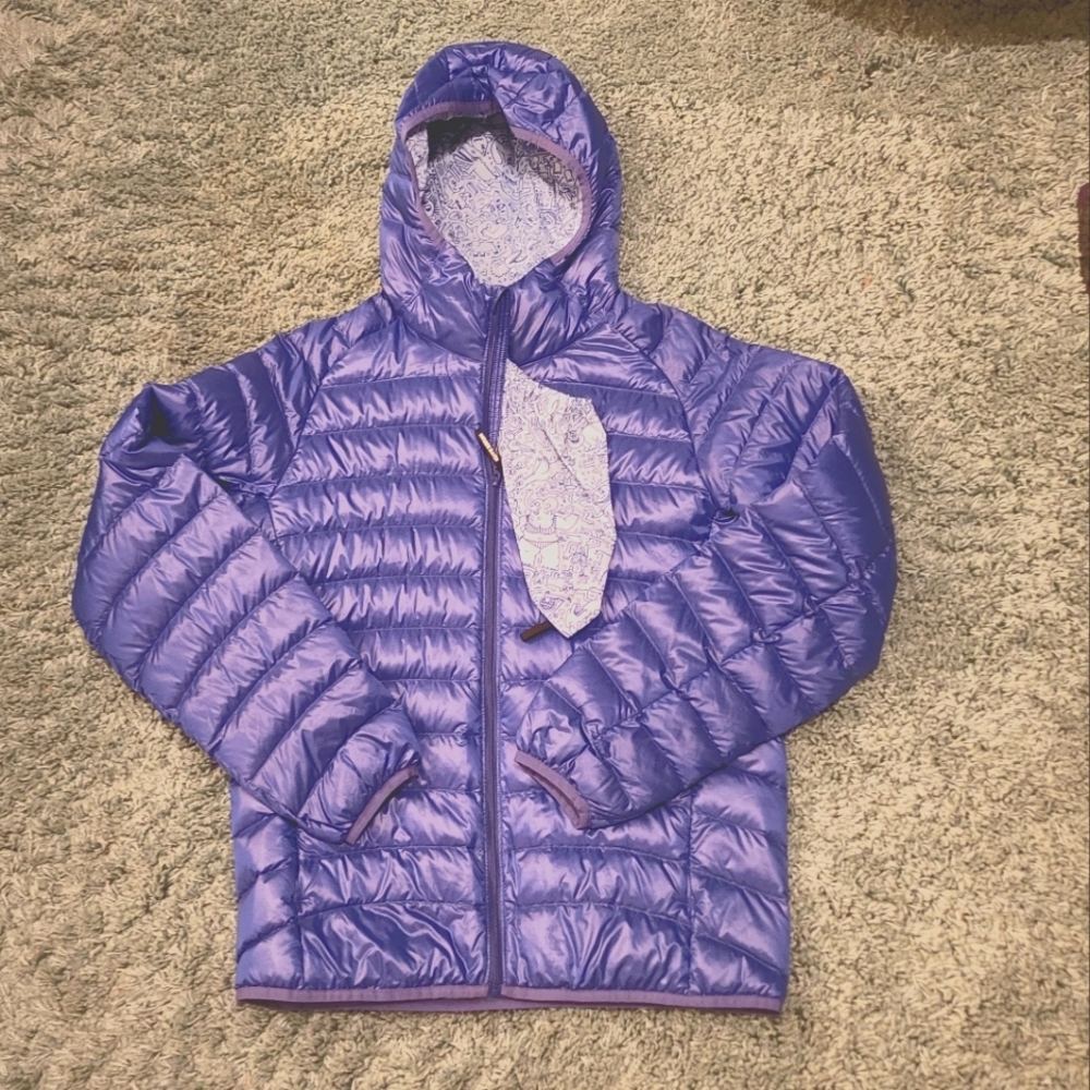 Uniqlo x SPRZ NY Keith Haring Blue Ultra Light Down Puffer Jacket Size S